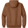 Custom CornerStone - Duck Cloth Hooded Work Jacket. Duck Brown