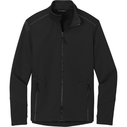 Custom Port Authority Collective Tech Soft Shell Jacket Deep Black