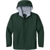 Custom Port Authority Team Jacket. Hunter Green/Light Oxford Gray