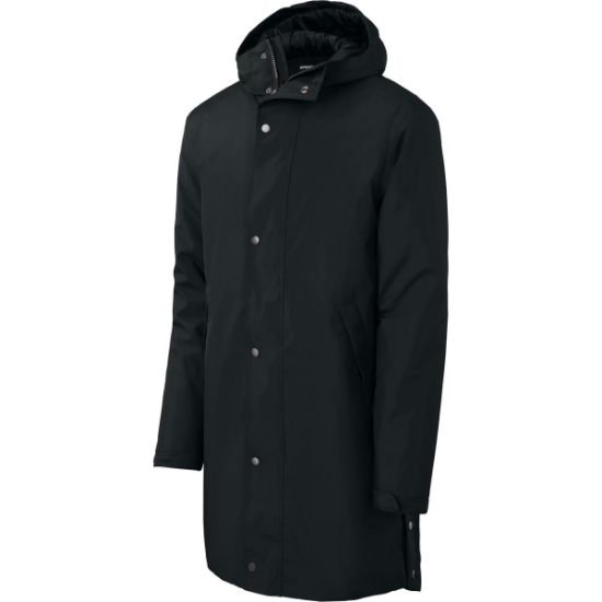 Custom Sport-Tek Waterproof Insulated Sideline Parka Black
