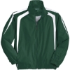 Custom Sport-Tek Colorblock Raglan Jacket. Forest Grn/Wht