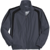 Custom Sport-Tek Colorblock Raglan Jacket. Graph Grey/Blk