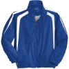 Custom Sport-Tek Colorblock Raglan Jacket. True Royal Blue/White