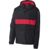 Custom Sport-Tek Zipped Pocket Anorak. Black/True Red