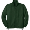 Custom Sport-Tek Full-Zip Wind Jacket. Forest Green