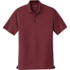 Custom Port Authority Dry Zone UV Micro-Mesh Polo. Burgundy Red