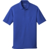 Custom Port Authority Dry Zone UV Micro-Mesh Pocket Polo. True Royal Blue