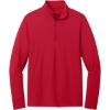Custom Port Authority Dry Zone UV Micro-Mesh 1/4-Zip Rich Red