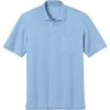 Custom Port Authority Wearever Signature Pique Pocket Polo Cloud Blue