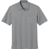Custom Port Authority Wearever Signature Pique Pocket Polo GustyGrey