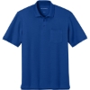 Custom Port Authority Wearever Signature Pique Pocket Polo True Royal Blue