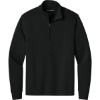 Custom Port Authority Wearever Signature Double Pique 1/4-Zip Deep Black