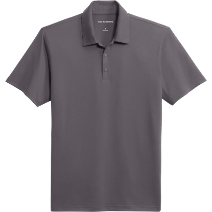 Custom Port Authority Performance Staff Polo Graphite Gray