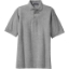 Custom Port Authority Heavyweight Cotton Pique Polo. Oxford Gray