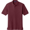 Custom Port Authority Silk Touch Polo Burgundy Red