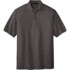 Custom Port Authority Silk Touch Polo Char Hthr Grey