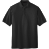 Custom Port Authority Extended Size Silk Touch Polo Black