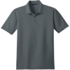 Custom Port Authority Stain-Release Polo. Steel Grey