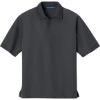 Custom Port Authority Dry Zone Ottoman Polo. Iron Grey