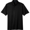 Custom Port Authority Tech Pique Polo. Black