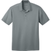 Custom Port Authority Silk Touch Performance Polo. Gusty Grey