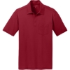 Custom Port Authority Silk Touch Performance Pocket Polo. Red