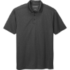 Custom Port Authority Heathered Silk Touch Performance Polo. Black Heather