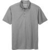 Custom Port Authority Heathered Silk Touch Performance Polo. Shadow Grey He