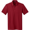 Custom Port Authority Stretch Pique Polo. Chili Red