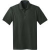 Custom Port Authority Stretch Pique Polo. Grey Smoke