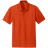 Custom Port Authority Dry Zone Grid Polo. Autumn Orange