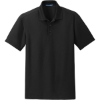 Custom Port Authority Dry Zone Grid Polo. Black