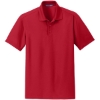 Custom Port Authority Dry Zone Grid Polo. Engine Red
