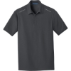 Custom Port Authority Pinpoint Mesh Polo. Battleship Gray