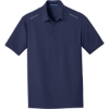 Custom Port Authority Pinpoint Mesh Polo. True Navy Blue