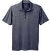 Custom Port Authority Shadow Stripe Polo. River Blue Nvy