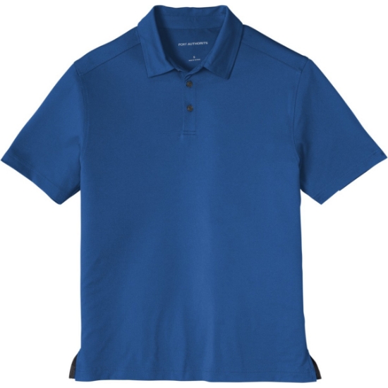 Custom Port Authority City Stretch Polo True Blue