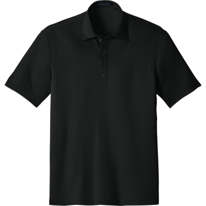 Custom Port Authority Shirt Collar Polo Deep Black