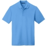 Custom Port Authority EZCotton Polo. Azure Blue
