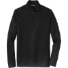 Custom Port Authority Pinpoint Mesh 1/2-Zip. Black