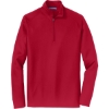 Custom Port Authority Pinpoint Mesh 1/2-Zip. Rich Red