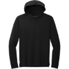 Custom Port Authority Microterry Pullover Hoodie Deep Black