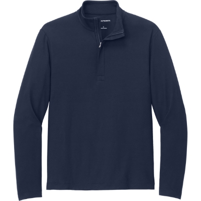 Custom Port Authority Fairway Stretch 1/4-Zip River Blue Navy