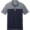 Custom Port Authority Fine Pique Blend Blocked Polo RvBN/RvBNH