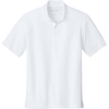 Custom Port Authority Dry Zone Stain-Release Grid Polo White
