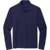Custom Port Authority C-FREE Snag-Proof 1/4-Zip True Navy Blue
