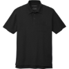 Custom Port Authority C-FREE Cotton Blend Pique Pocket Polo Black