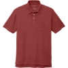 Custom Port Authority C-FREE Cotton Blend Pique Pocket Polo Garnet Red