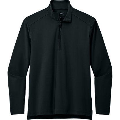 Custom Port Authority C-FREE Double Knit 1/4-Zip Deep Black