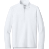 Custom Port Authority C-FREE Double Knit 1/4-Zip White
